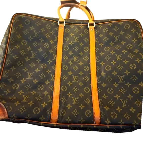 Louis Vuitton Sirius 45 Vintage Large Luggage Piece with Luggage tag, lock & key - Picture 11 of 16